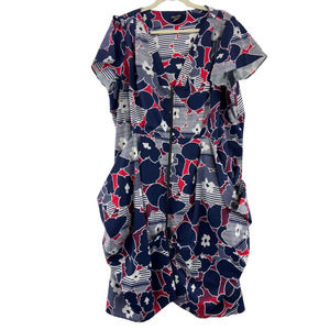 City Chic Pocket Tunic Zip Front Dress Sz 22W